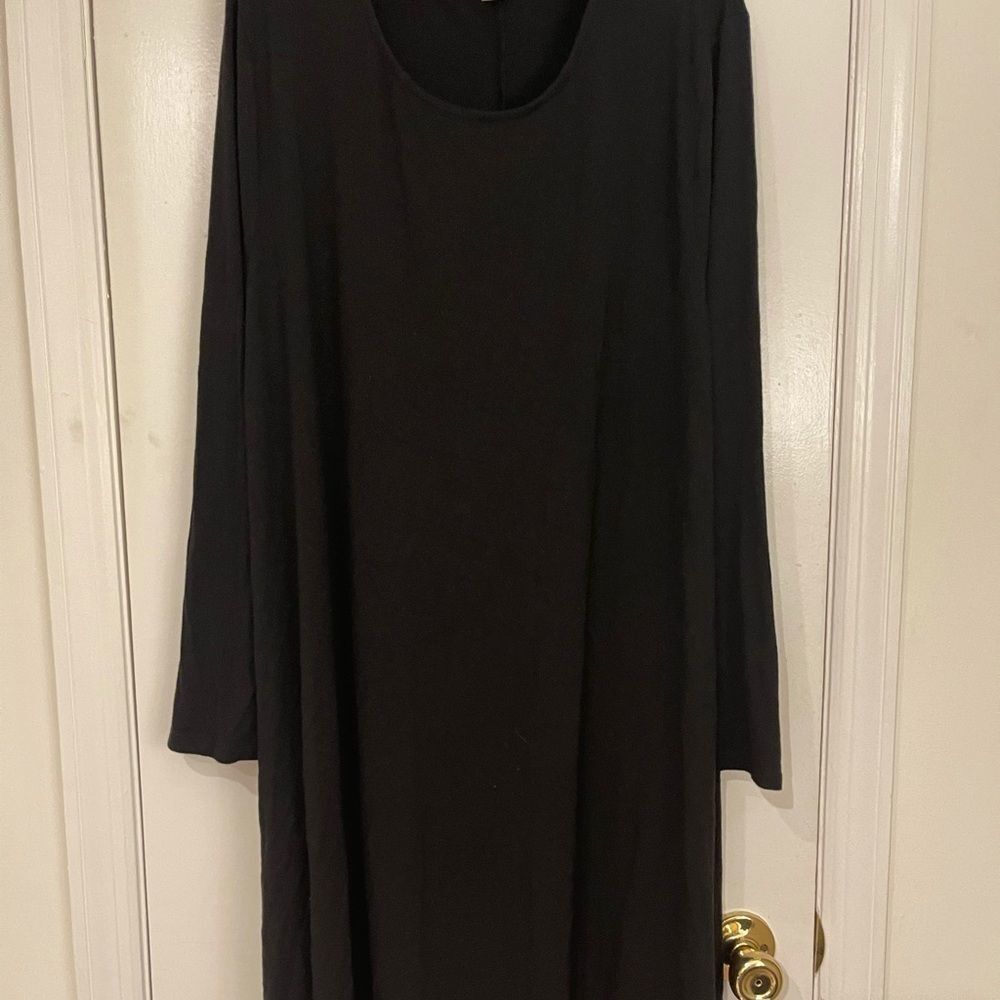 Plus Size XXL Old Navy Black Flare Dress